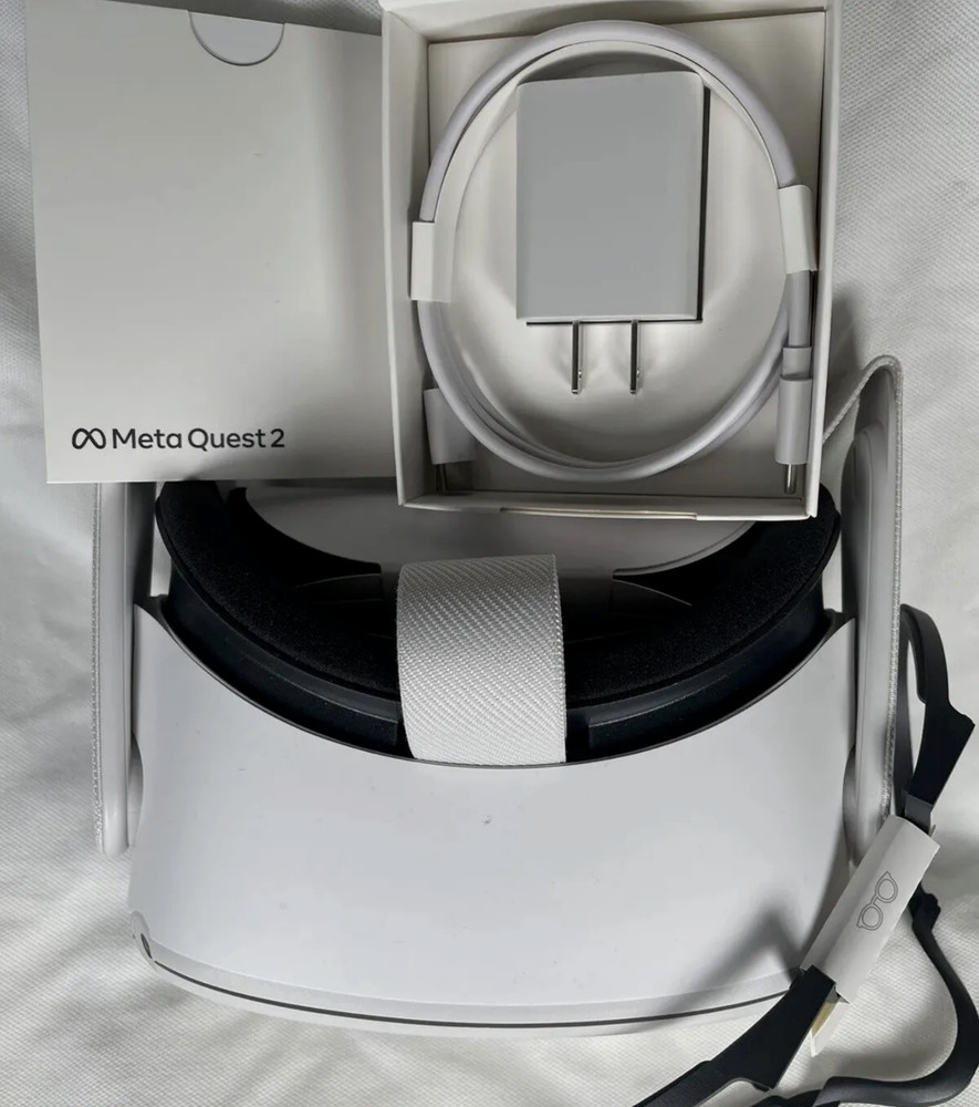 Oculus Meta Quest 2 64GB VR Headset - White Headset ONLY No Controllers