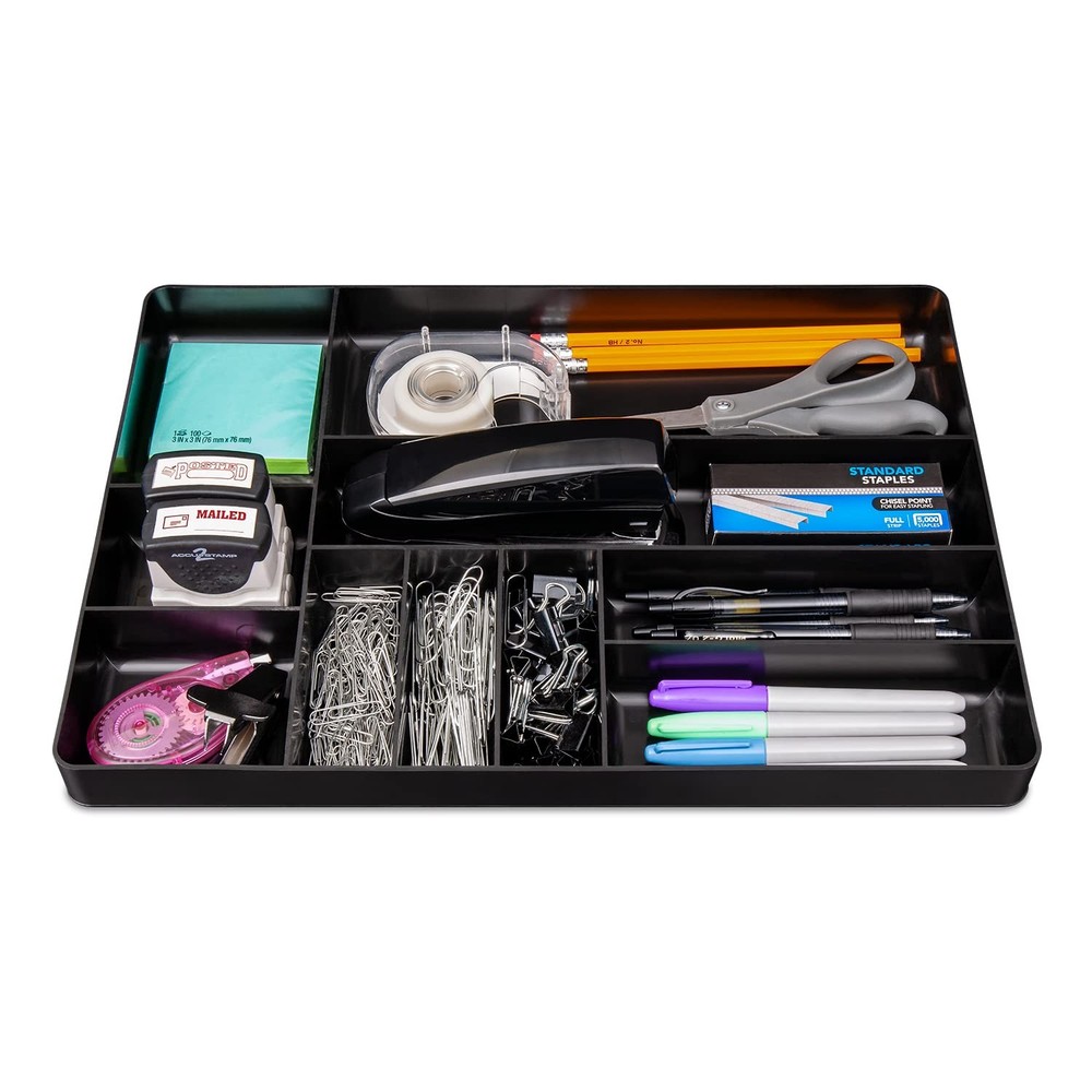 Ernst MFG 10 Compartment Drawer Organizer: Heavy Duty Stackable Tray for Auto...