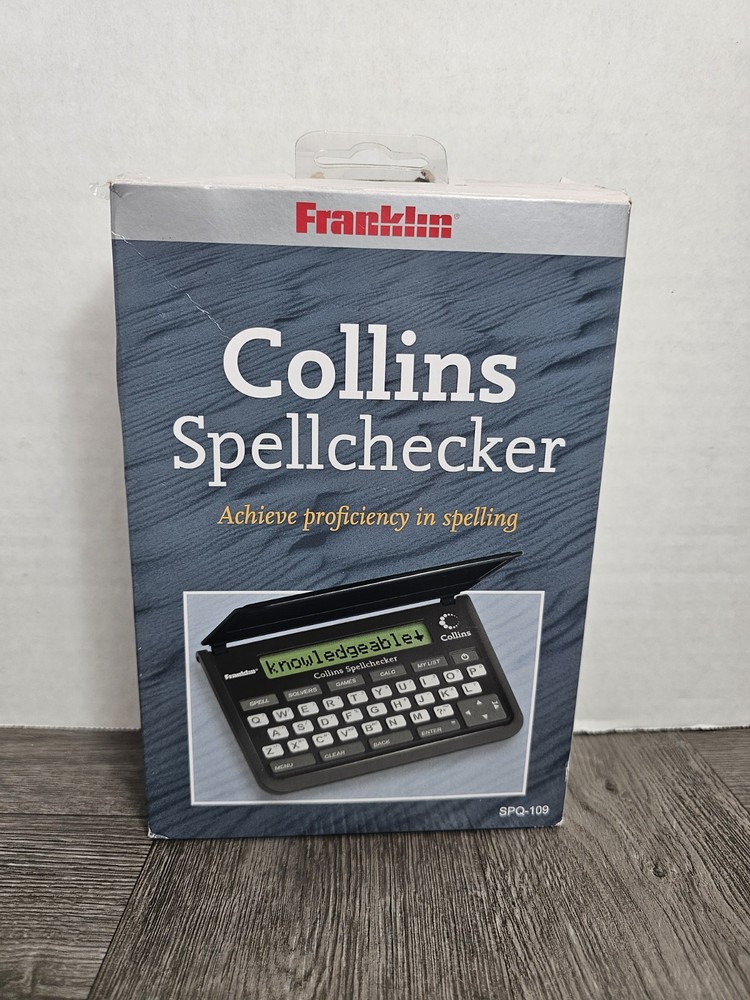 Franklin Collins SPQ-109 Spellchecker tested & working