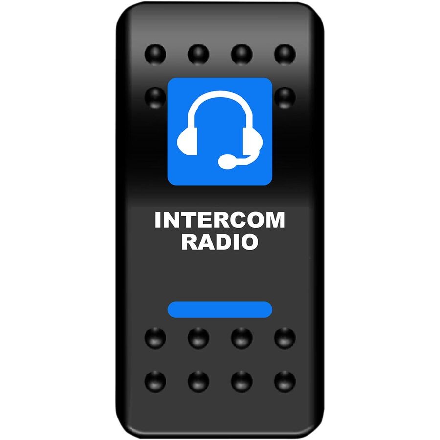 Moose Rocker Switches - Blue, Intercom