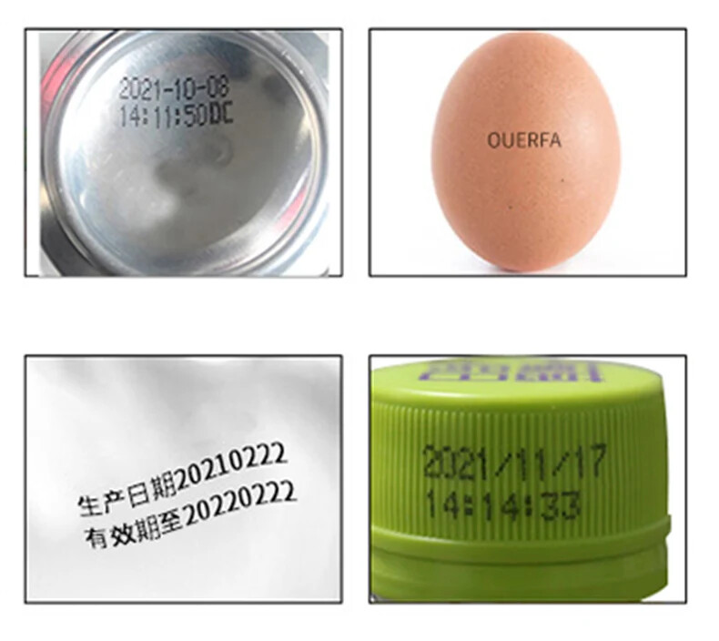 Handheld mini inkjet printer intelligent expiration date batch encoder