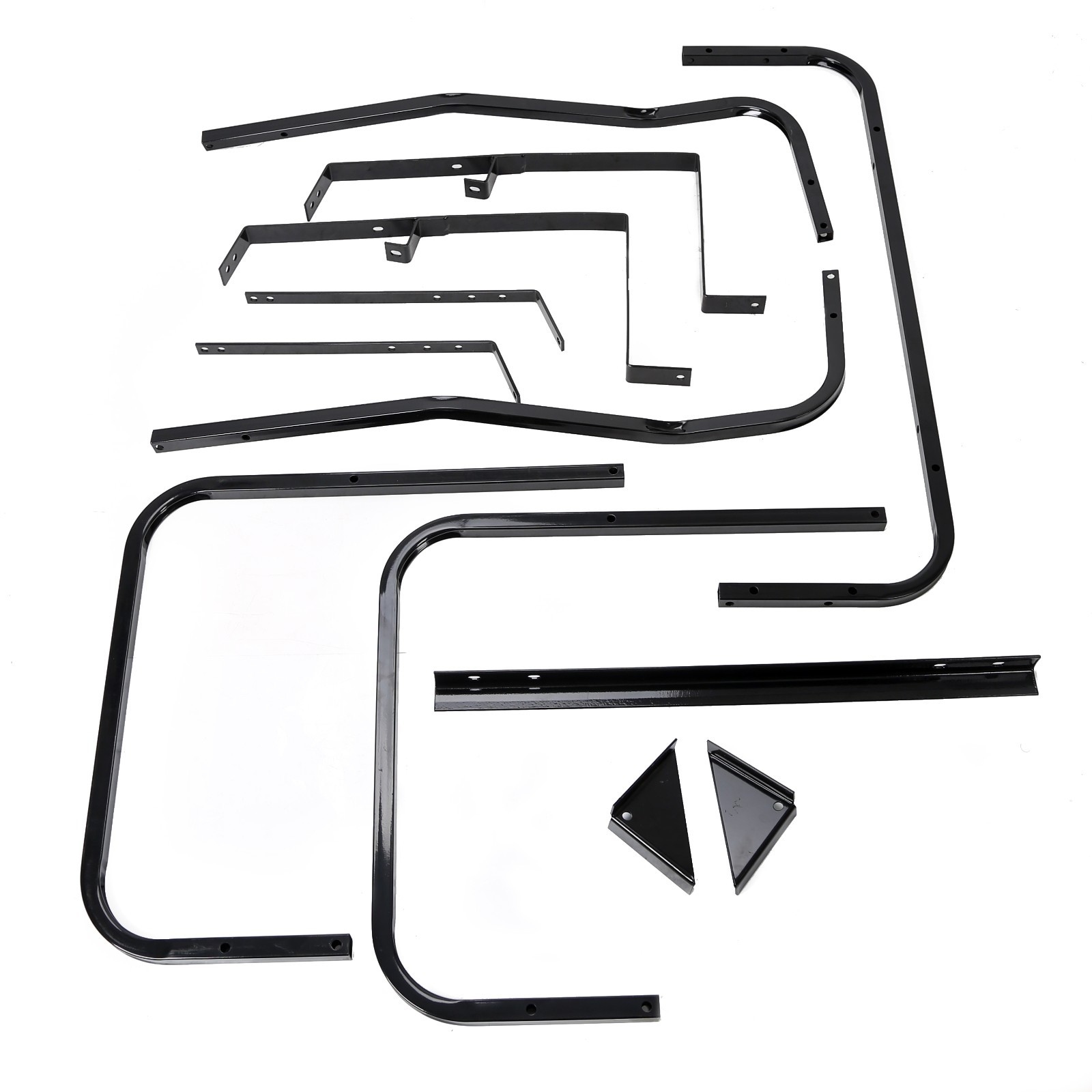 Rear Flip Seat Kit Back seat For 2000-2013 Club Car DS Golf Cart Folding Black