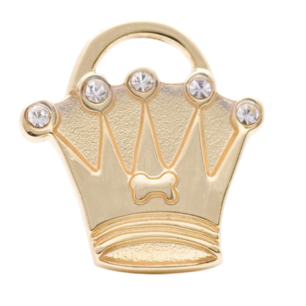 Mini Crown Pet ID Tag