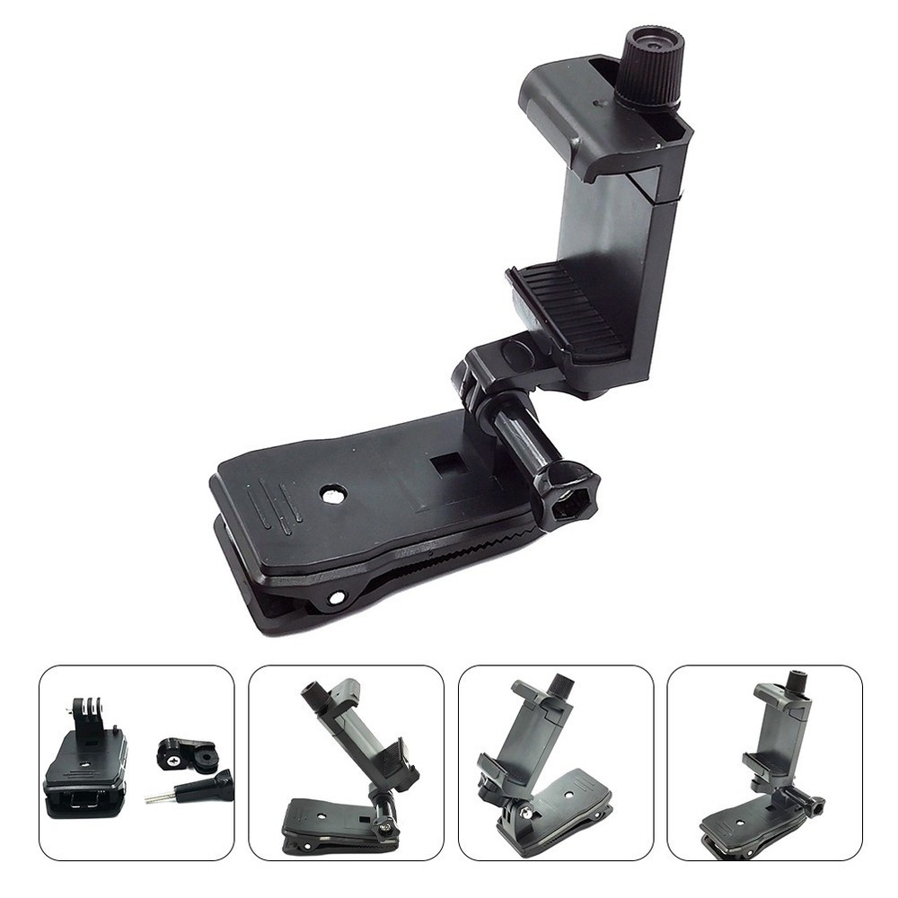 Smartphone Tripod Mount Backpack Strap Holder Mounting Clamp for Camera