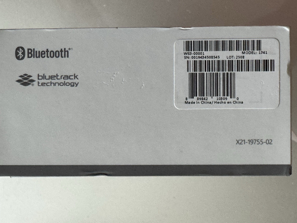 Microsoft - Surface Bluetooth Optical Ambidextrous Mouse - Wireless - Silver Mod