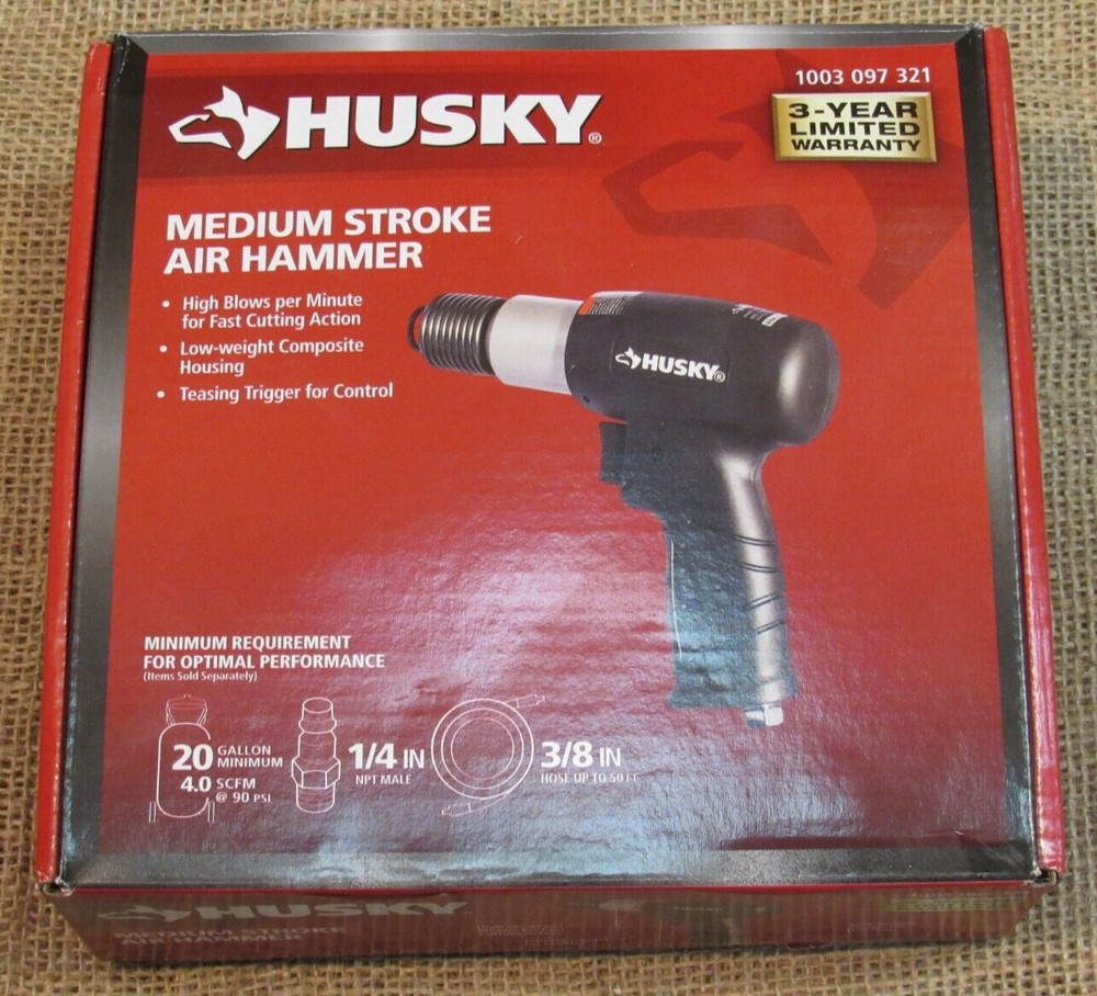 HUSKY TOOLS 1003 097 321 MEDIUM STROKE AIR HAMMER