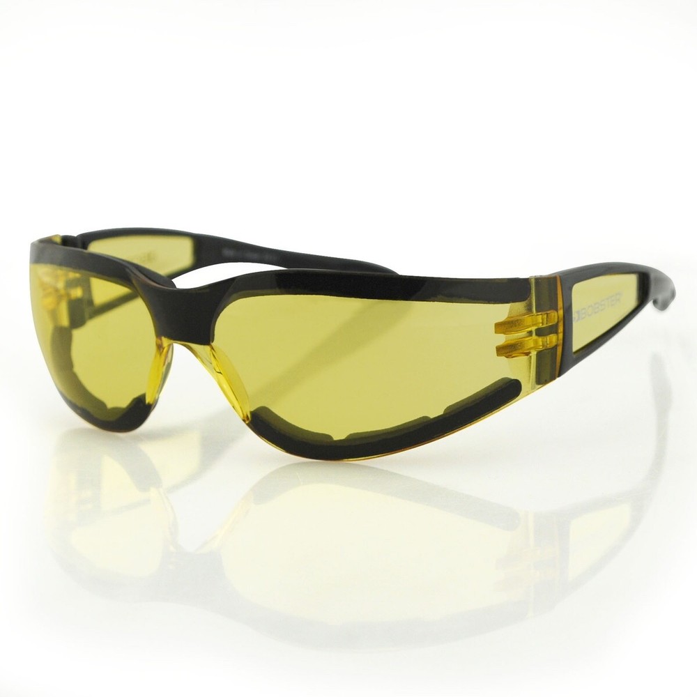 Bobster® Shield 2 Gloss Black Frame Yellow Lens