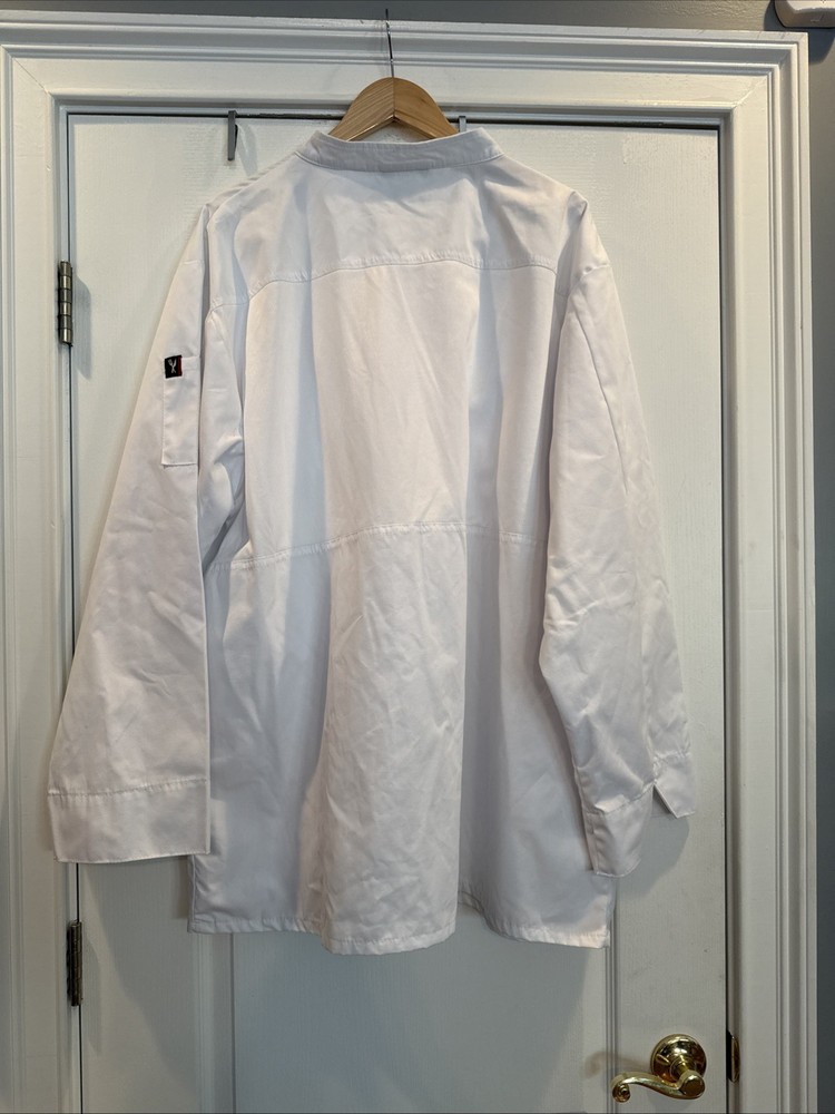 Chef Trends Chef Coat Premium Knot Button Down White 2XL