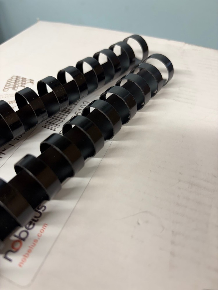 100 Pack 3/4" Inch Plastic Binding Comb 19 Ring EP304BK BCEB5109 BindMax (2 avai