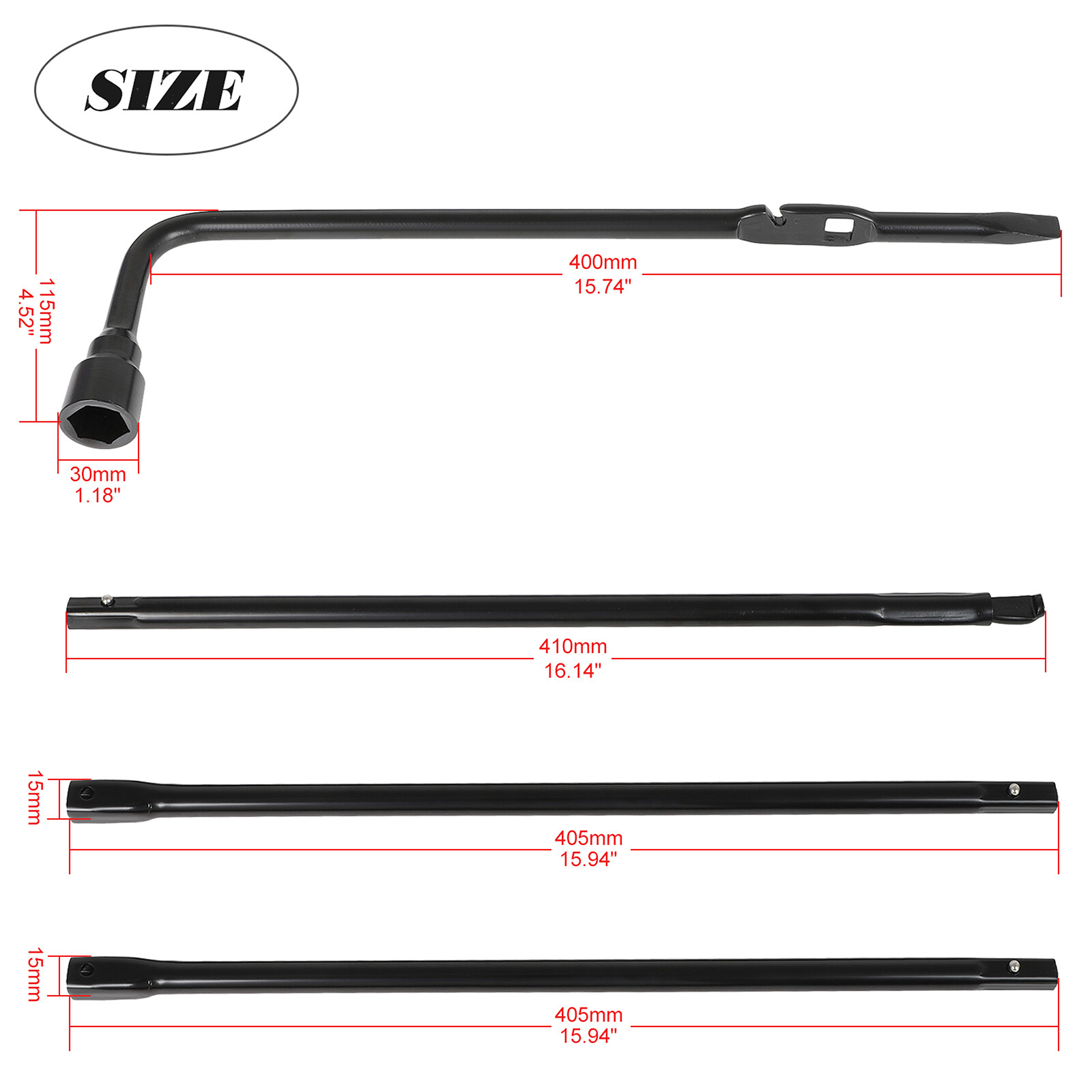 Spare Tire Wrench Tool Kit w/ Case For Chevy GMC Silverado Sierra Tahoe Cadillac