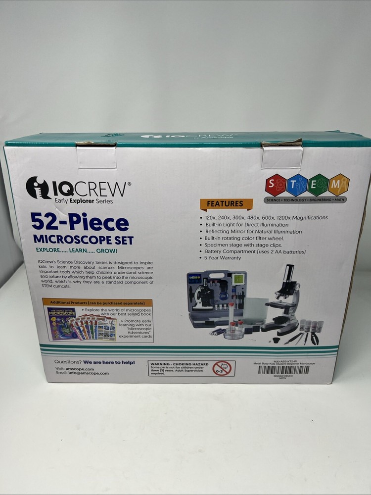 NEW 52pc Microscope Set for Kids - STEM/Educational/Science/School/Classroom