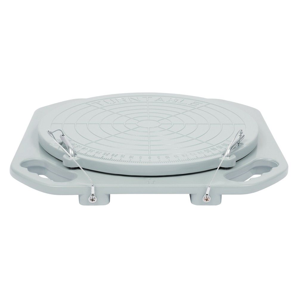 2pcs 5 Ton Front End Wheel Alignment Turntable Plate 360° Rotating Plate Table