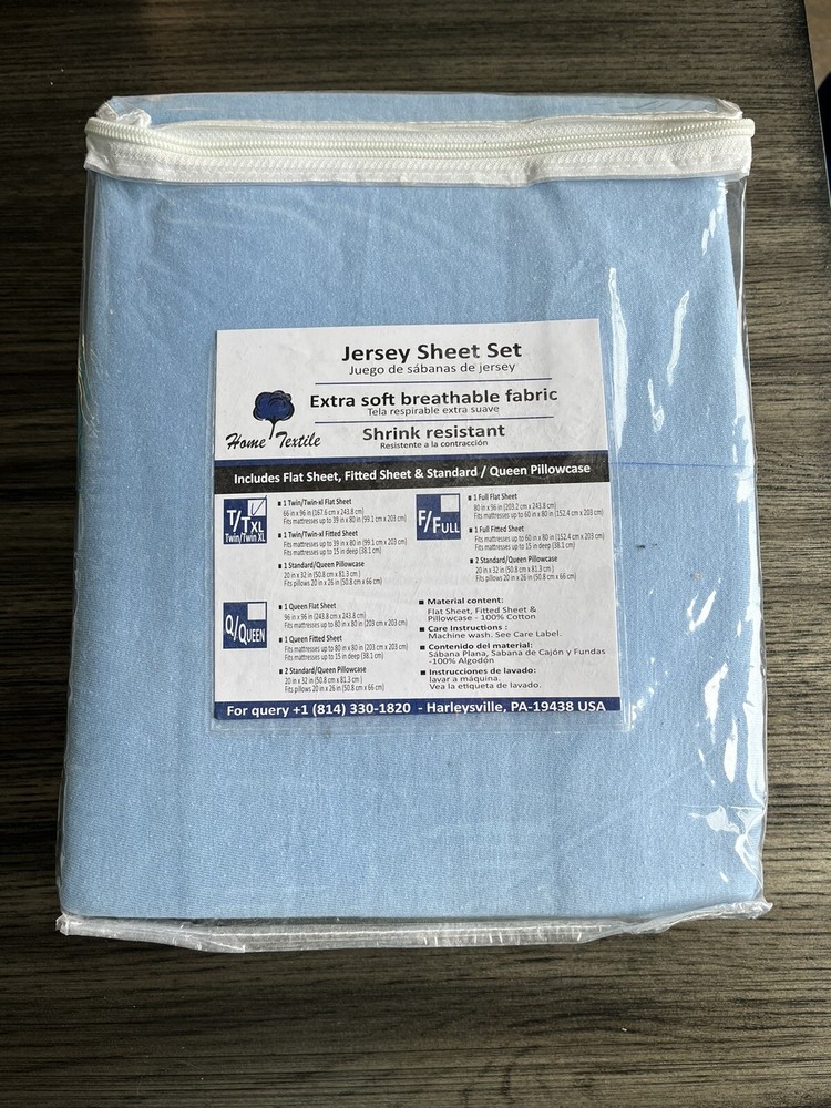 Jersey Fitted Bedsheets 100% cotton Queen