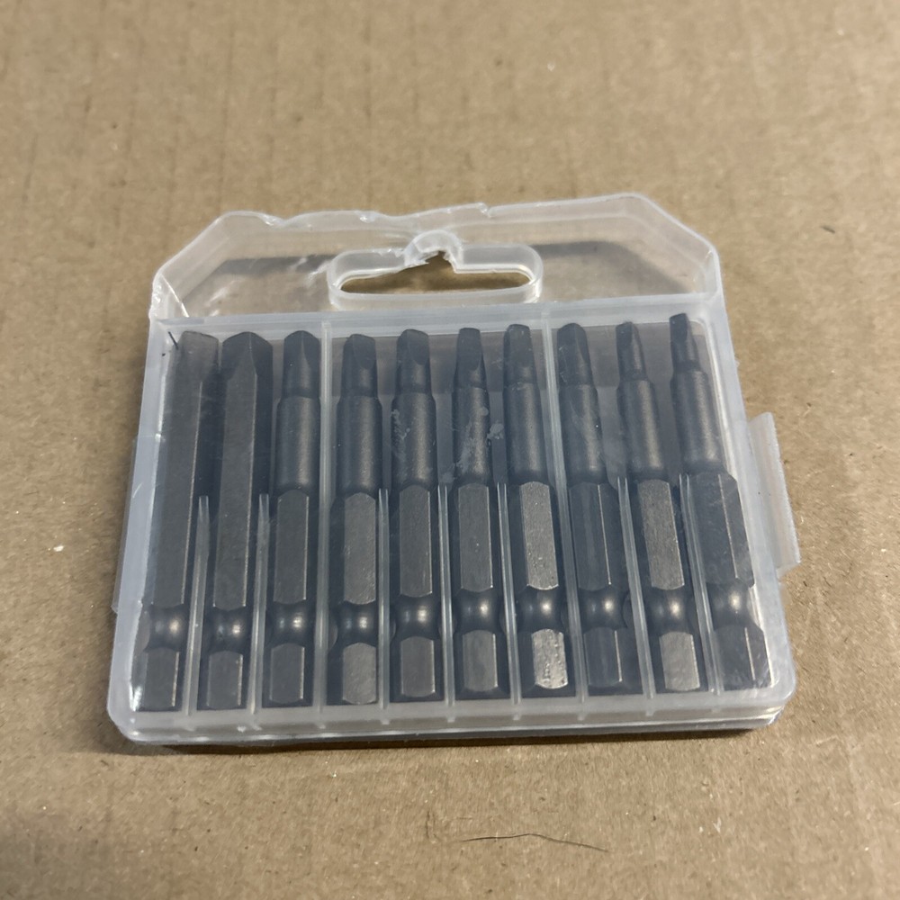 10 PCS Screwdriver Bit Set, Robertson Square Allen Wrench Drill Bits