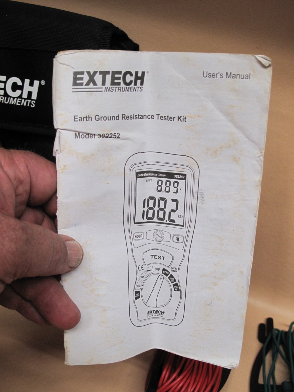 Extech Instruments 382242 earth ground resistance tester kit look