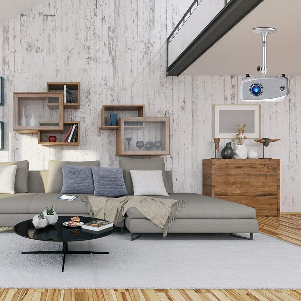 Space-Saving Mini Ceiling Wall Mount for Projectors – Adjustable & Durable