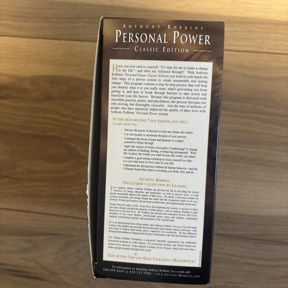 anthony robbins personal power Set