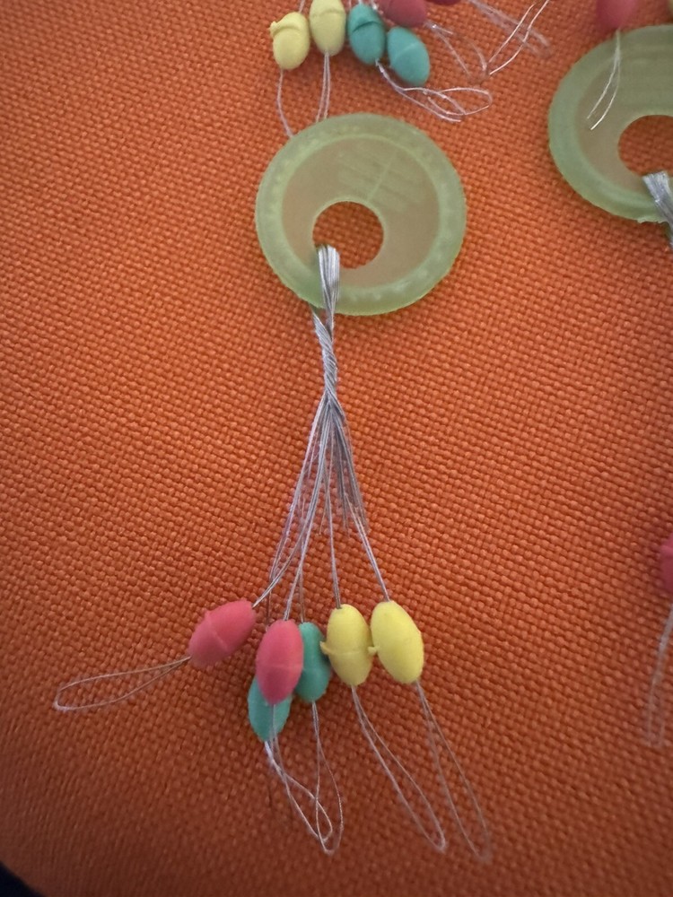 Float Stops 60 MEDIUM X OVAL Stops Rubber Grip Braid Fishing Lines Braid Stops