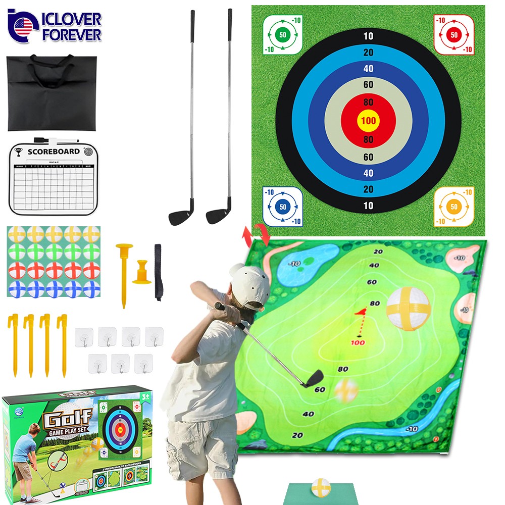 Golf Chipping Game Battle Golf Play Set for Kids Adults Indoor Outdoor Backyard