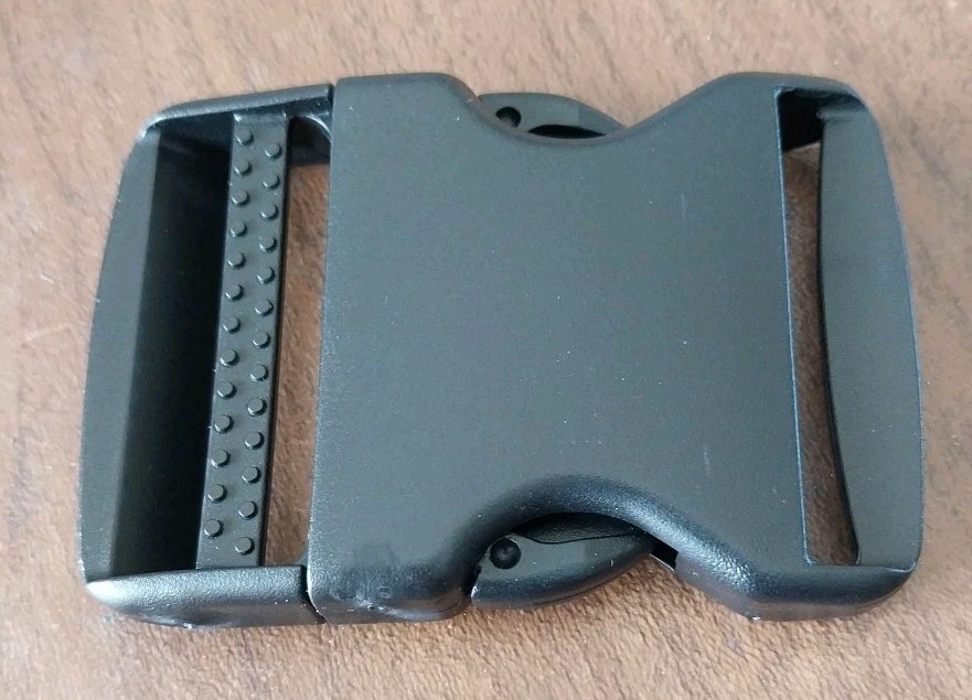 2" Black Plastic Side Release Buckle