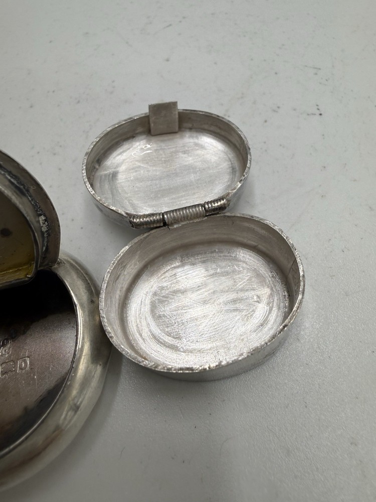 Two Sterling Silver Snuff Boxes