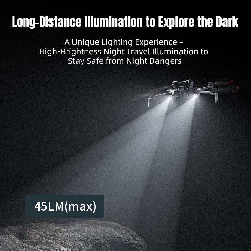 For DJI Mini 5 Pro Drone Night Flight Light Spotlight Beam Propeller Assembly