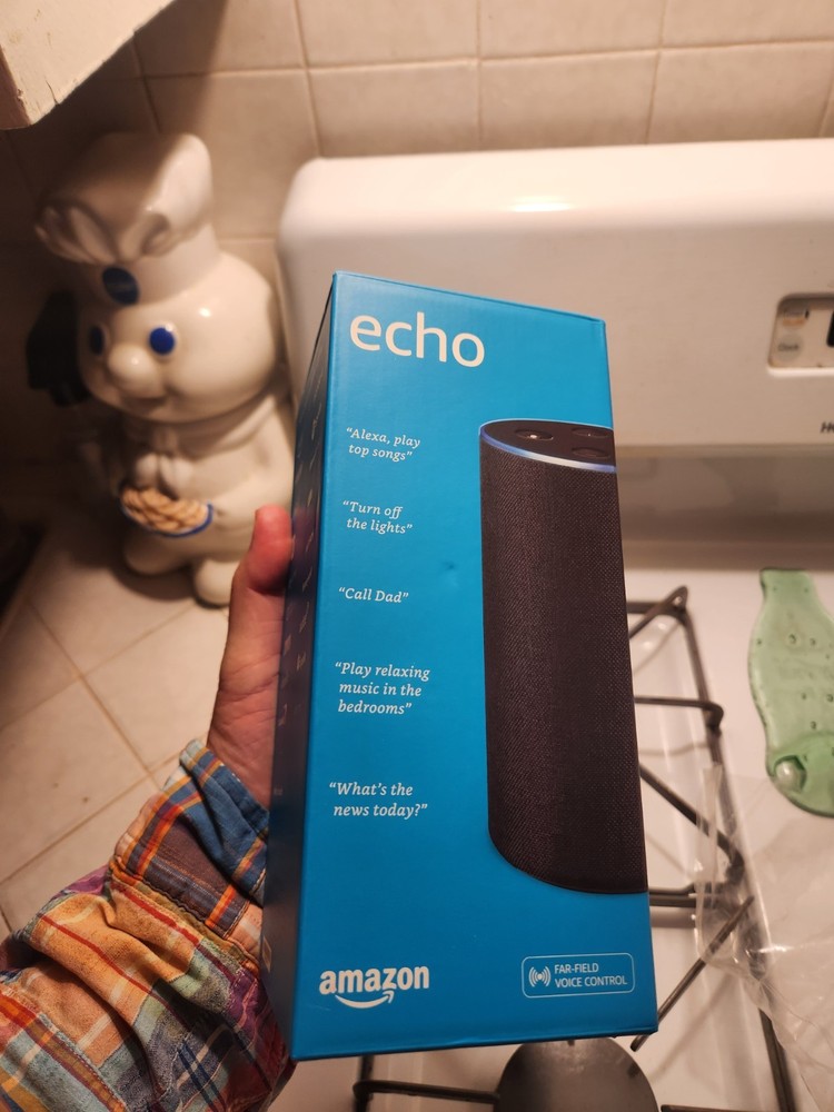 NEW IN BOX Amazon Echo 2nd Generation Fabric Smart Speaker Alexa Bluetooth