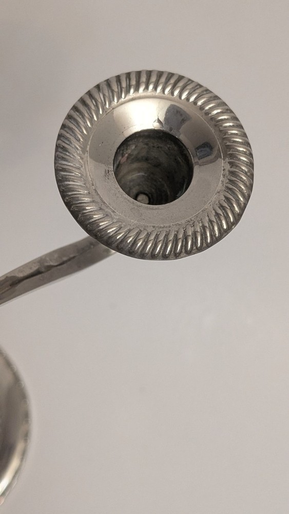 Vintage Silver Plate Adjustable Five Arm Candelabra