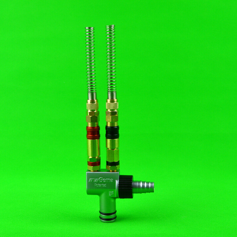 Injector pump and Non returning valve for Gema powder