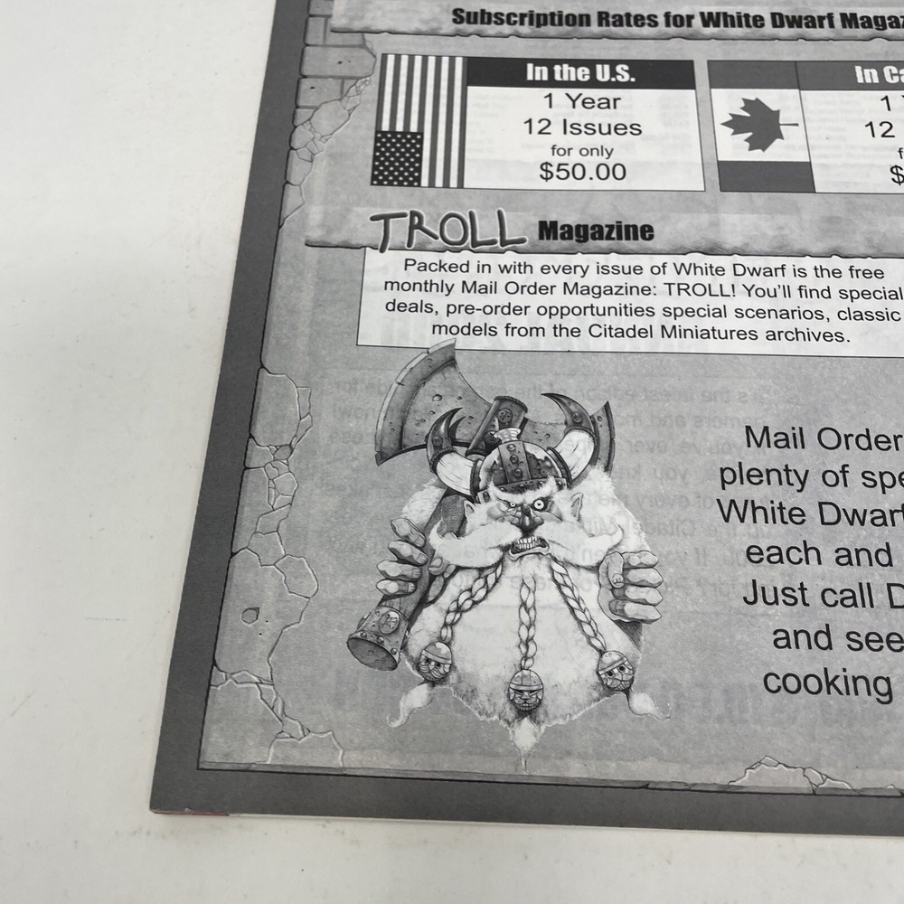 Games Workshop Complete 2000 Mail Order Price List Catalog Warhammer