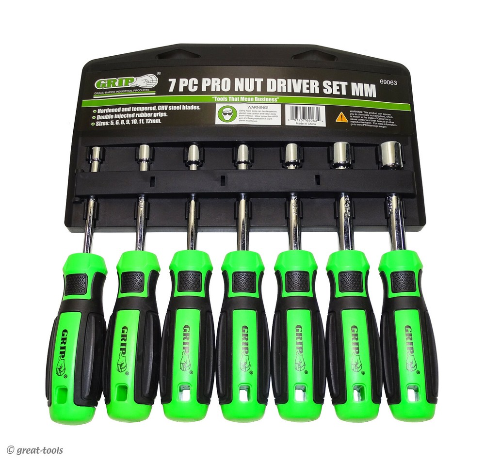 NUT DRIVER SET – metric – mm pro nutdrivers – mechanic tools – hand tool