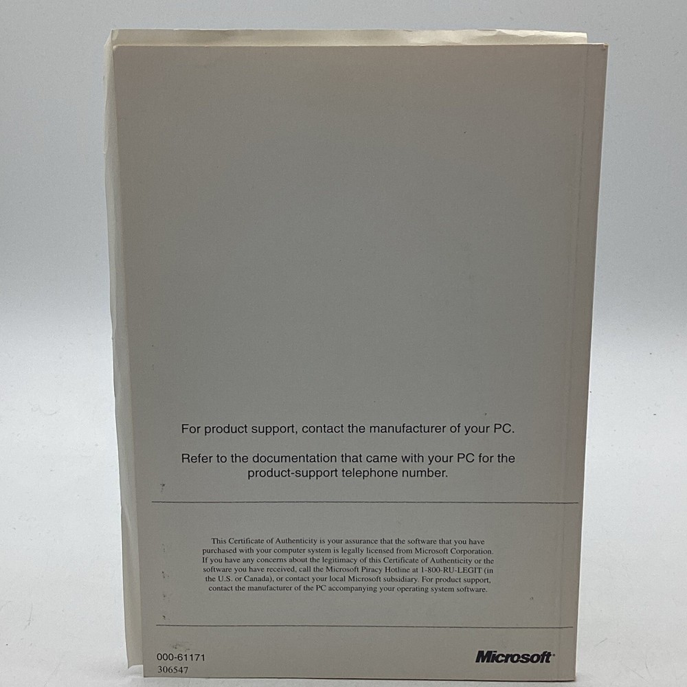 1997 Microsoft Windows95 With Internet Explorer 4.0 CD-ROM W/ Instructions & COA