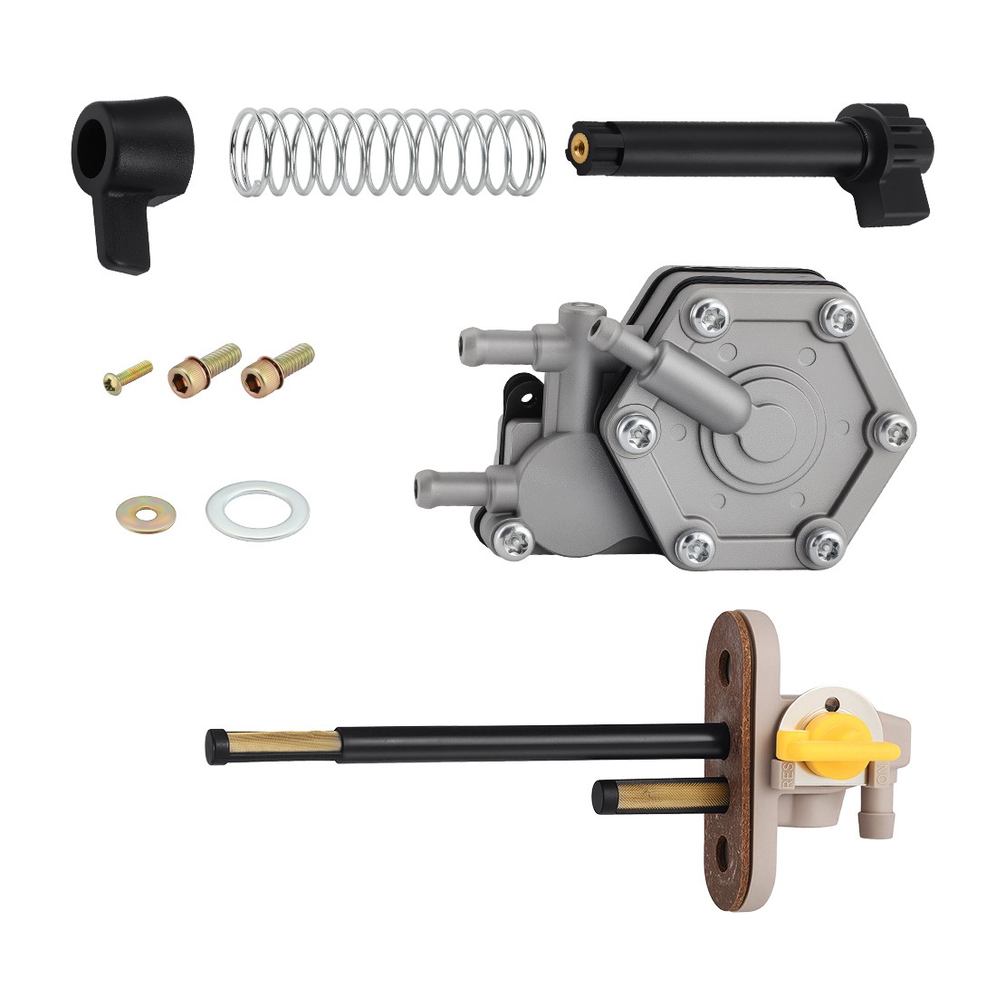 Fuel Pump & Fuel Valve Petcock For Polaris Magnum 425 95-98 Scrambler 500 97-01