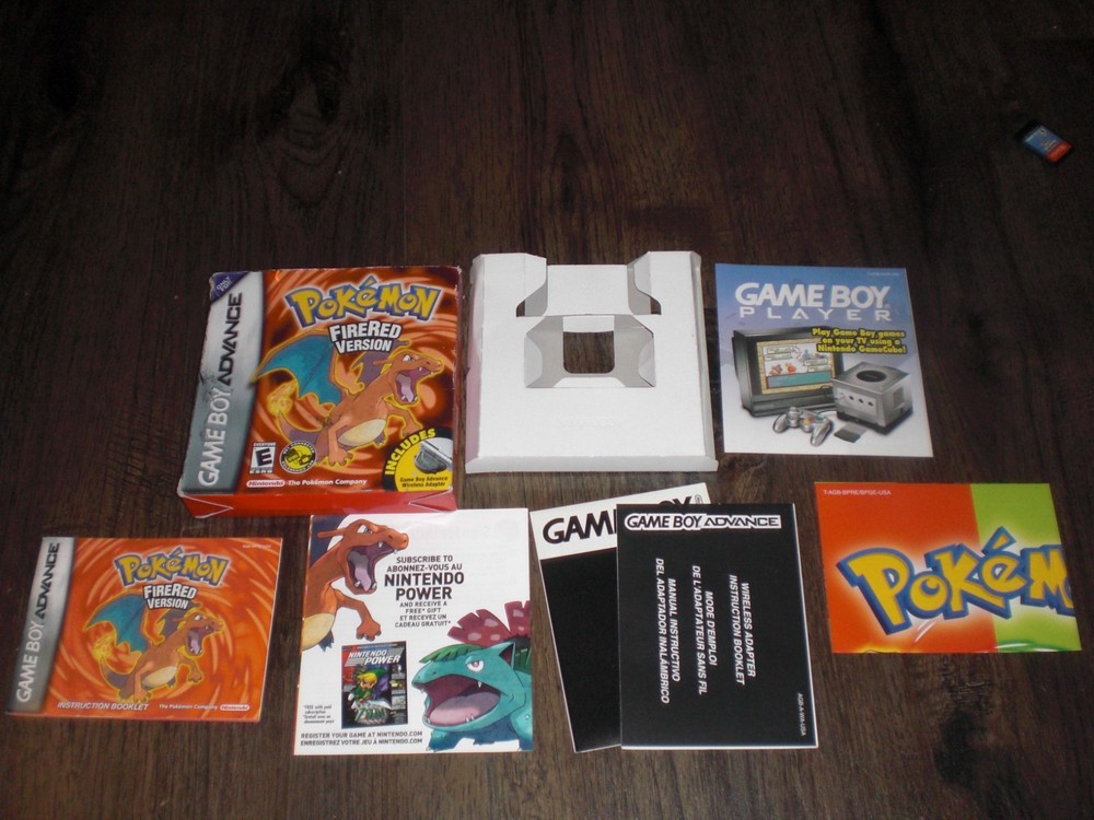 Pokémon FireRed Version Game Boy Advance GBA BOX + Inserts No Game AUTHENTIC OEM