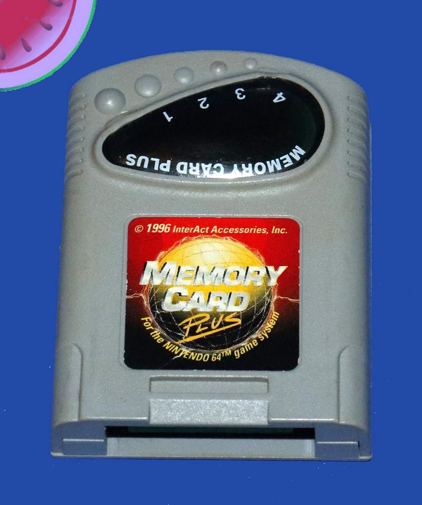 TESTED interAct N64 MEMORY CARD Plus 4X Pack NEW BATTERY Nintendo 64 Performance