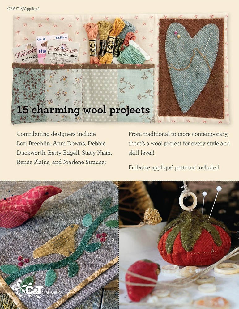 Sweet & Simple Wool Applique Book by C&T Publishing