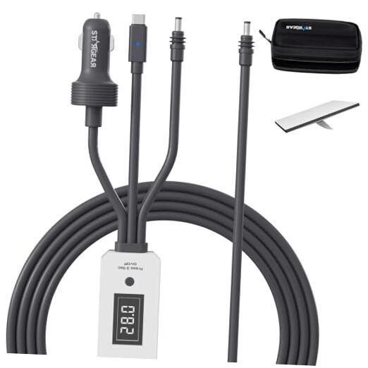 Starlink Mini Cable 10FT/3M, 3 in 1 Cable with Digital Voltage Display &