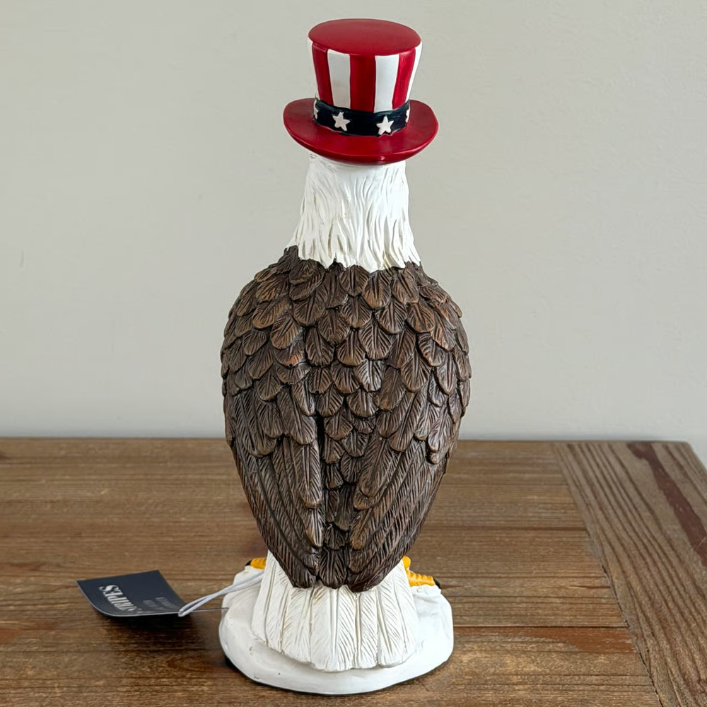 Stars & Stripes Patriotic July 4th UNCLE SAM BALD EAGLE NWT