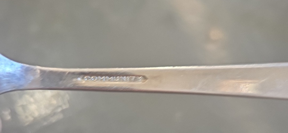 Oneida Community Coronation Teaspoon Silverplate 1936 replacement