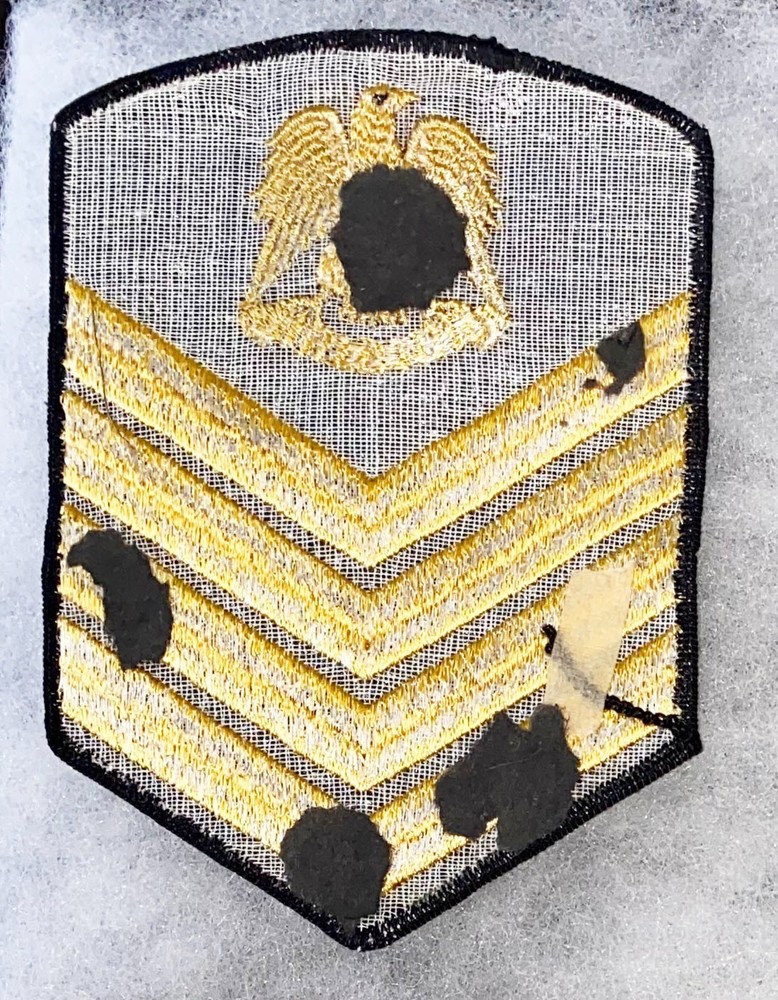 Libyan Enlisted Military Rank Patch