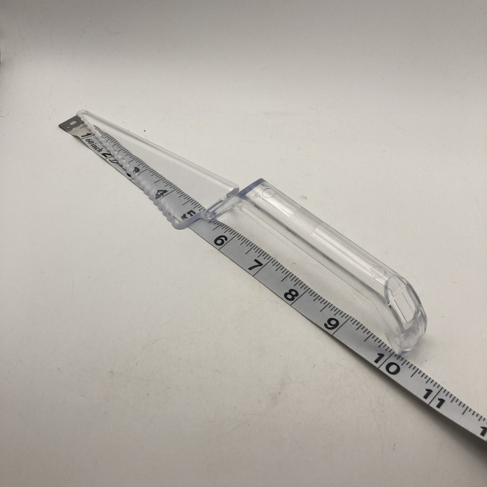 Clear 10” Restaurant Style Pie Cake Server Acrylic Kitchen Tool Serving