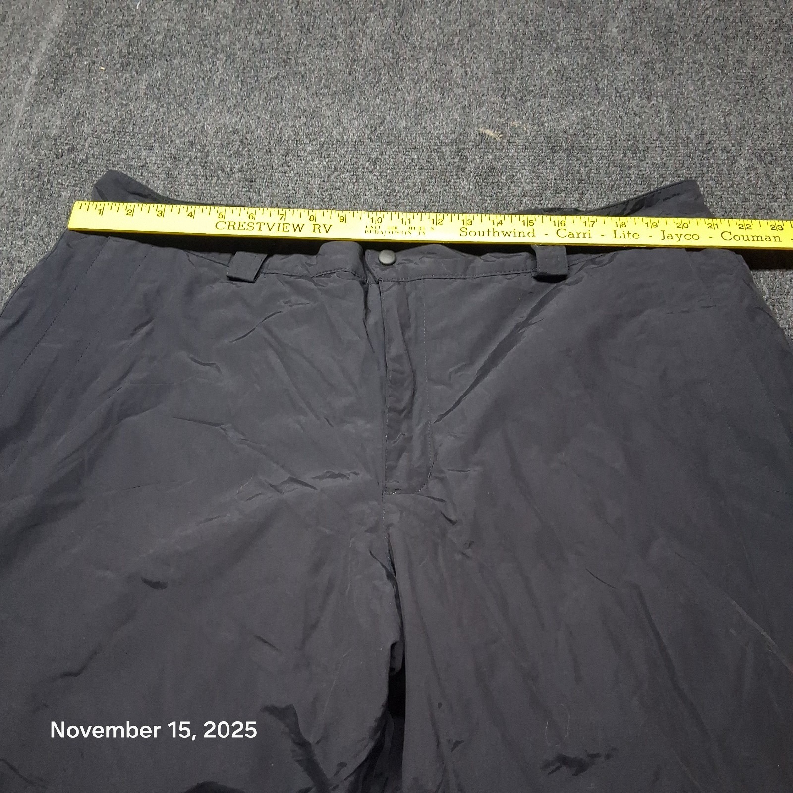 LL Bean Wildcat Insulated Ski Snow Pants Men Size XXL 2XL Black 251912