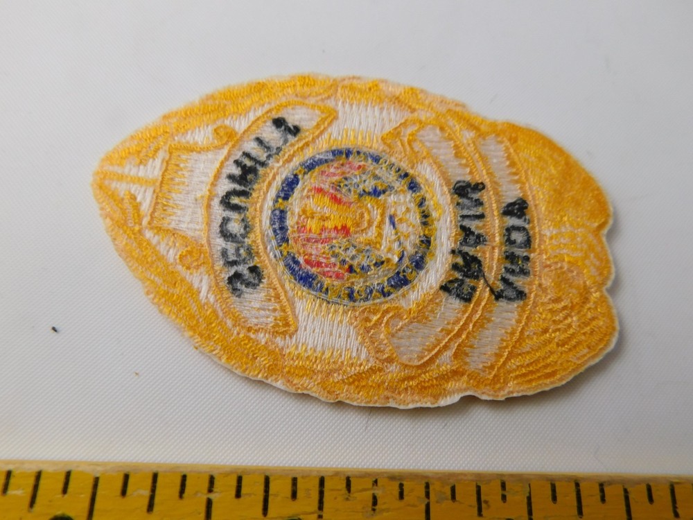 ANDY FRAIN SECURITY SERVICES VINTAGE PATCH GUARD SHOULDER CREST