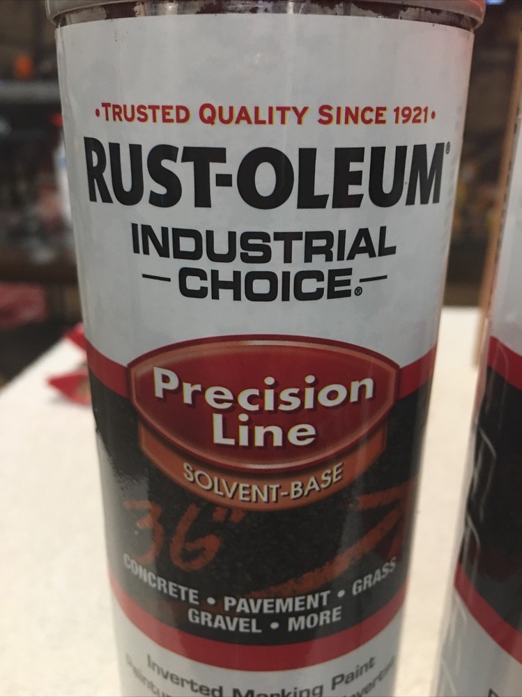 Rust-Oleum (4 Pack) Precision Line Inverted Marking Paint Fluorescent Orange