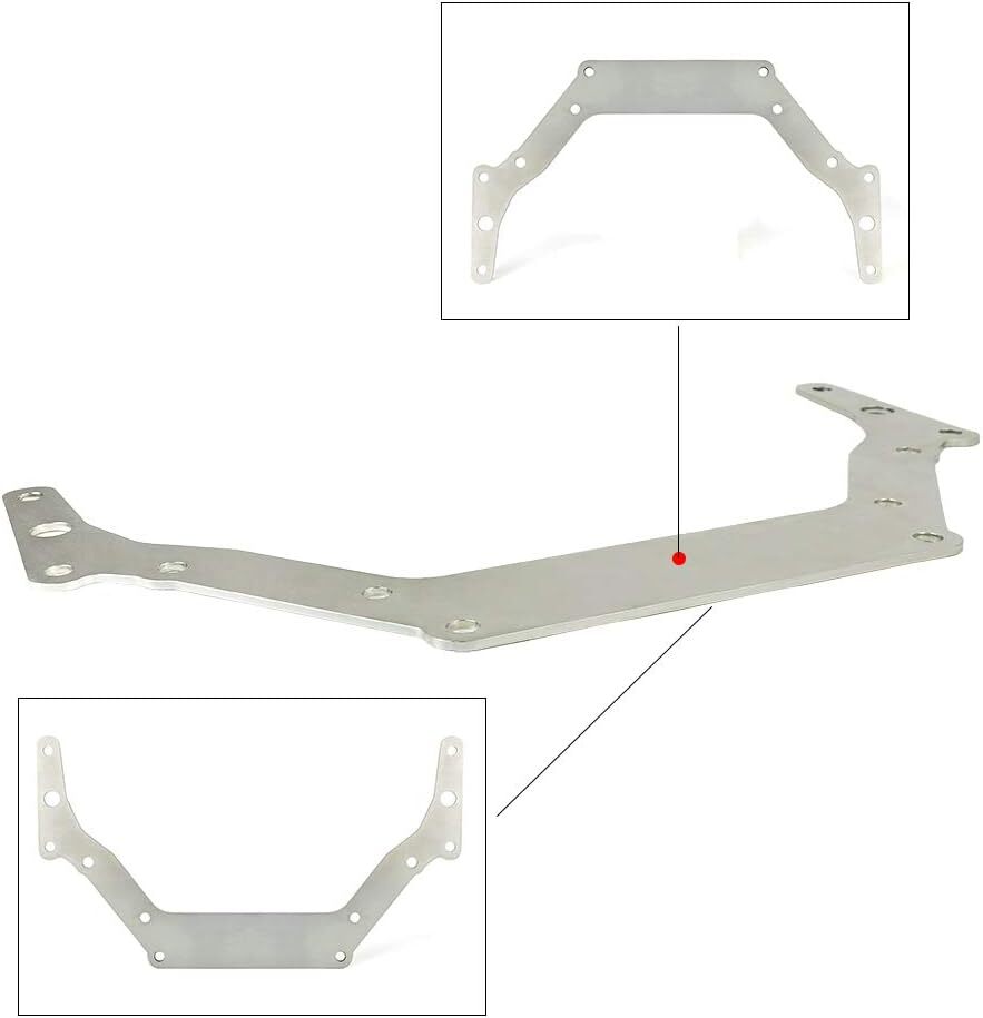 FOR Speedway TH350 TH400 BOP-TO-Chevy Transmission Adapter Plate 1962-Up Sliver