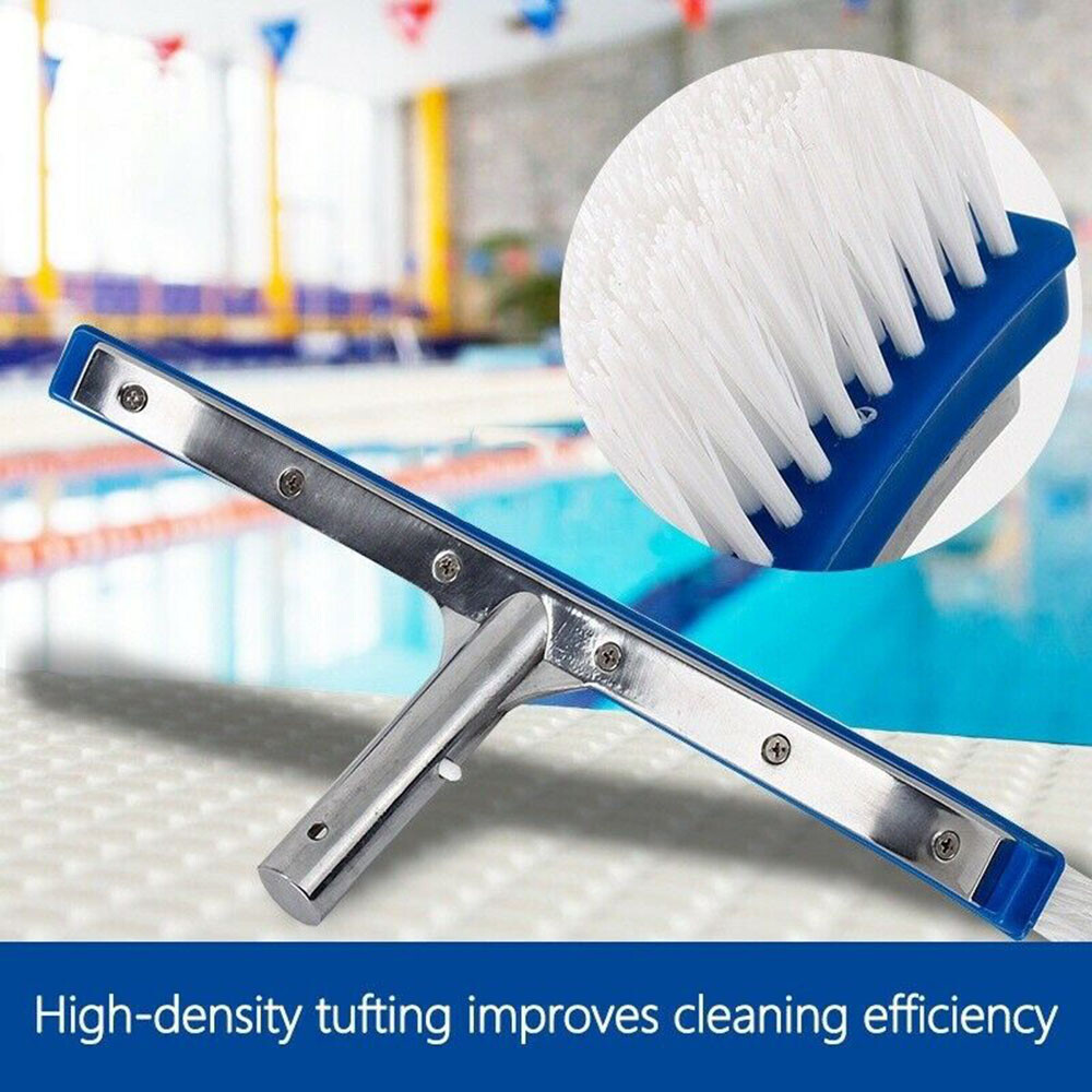 18" Versatile Pool Brush Head - Non-Abrasive, Efficient for Pools/Spas/Hot Tubs