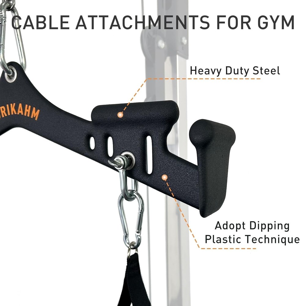 Multi-Grip LAT Pulldown Attachments LAT Pull Down Bar Cable Machine Attachment