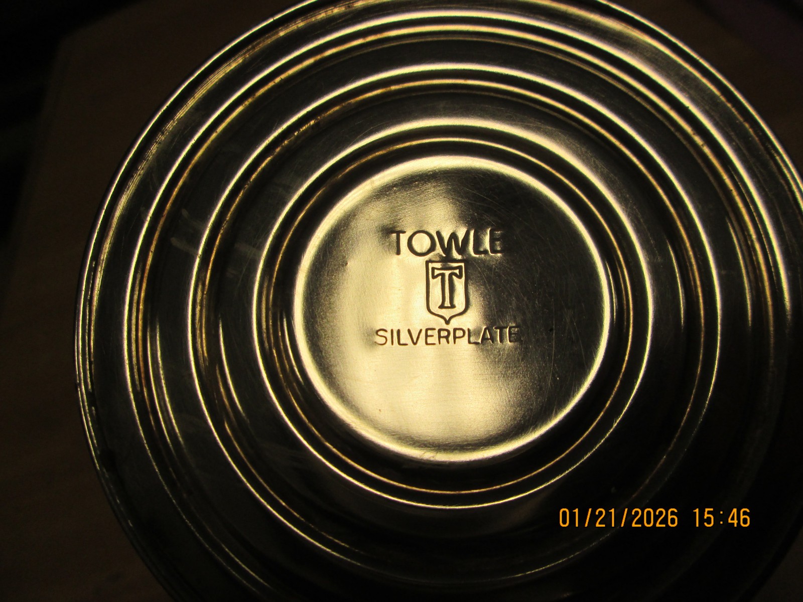 Towle Silver plate Candlesticks Weighted Set Of 2