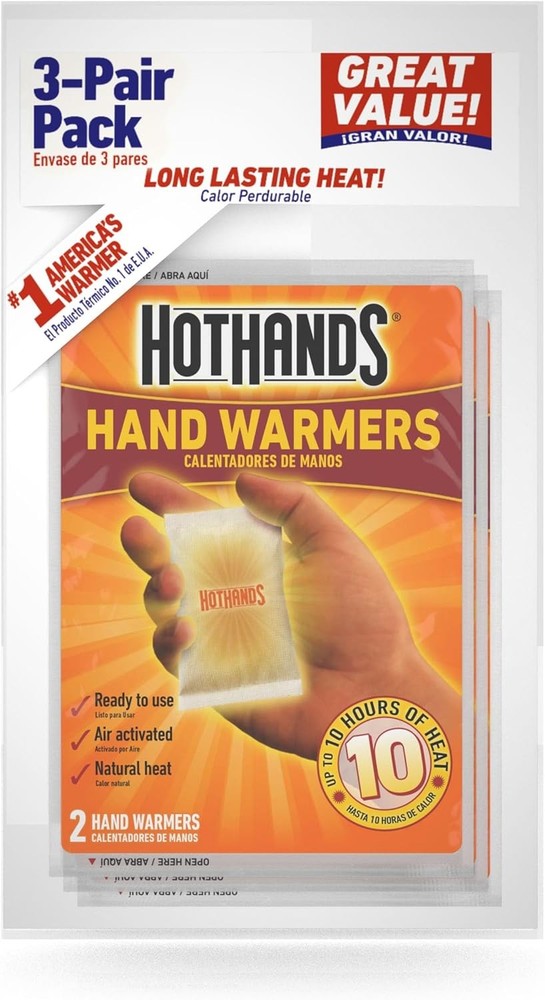 Hand Warmer 2-1/4"x3-1/2" PK3