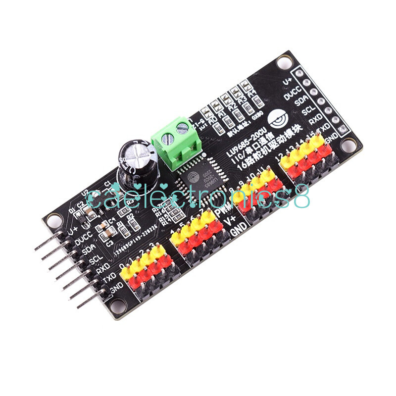 LU9685 Chip 16-Channel PWM/Servo Driver Control Board I2C Interface Module